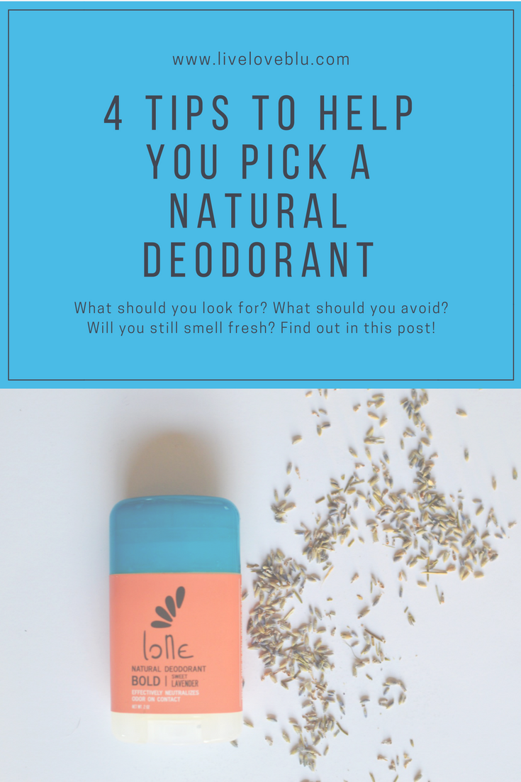 Learn the 4 key things you'll want to know if you're considering using a natural deodorant - Live love blu